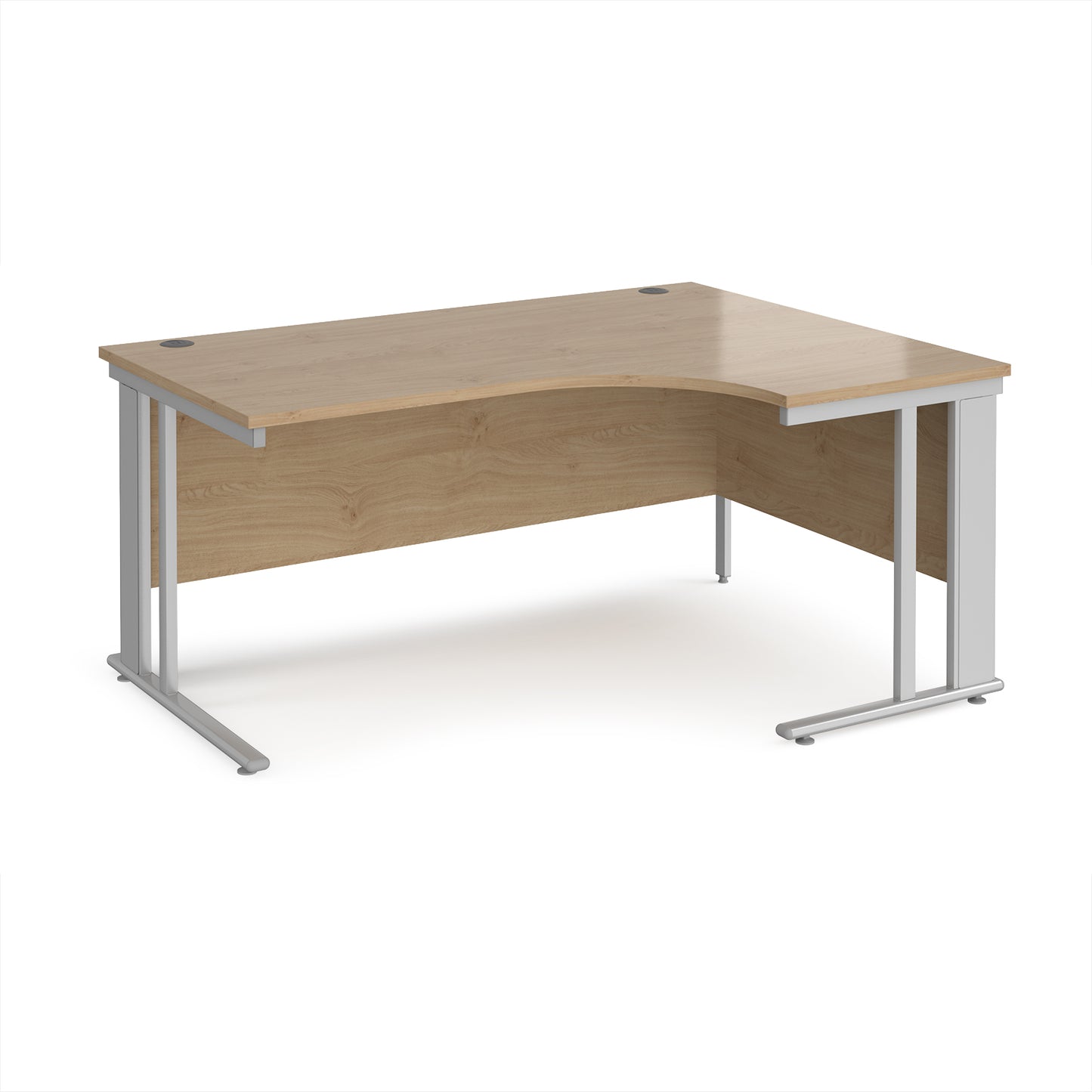 Maestro 25 cable managed right hand ergonomic desk - MCM16ERSKO