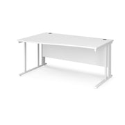 Maestro 25 cable managed left hand wave desk