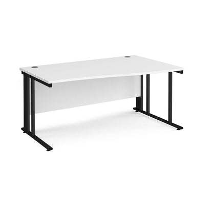 Maestro 25 cable managed right hand wave desk