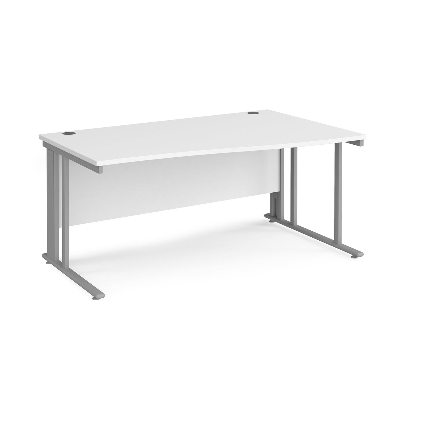 Maestro 25 cable managed right hand wave desk