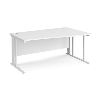 Maestro 25 cable managed right hand wave desk