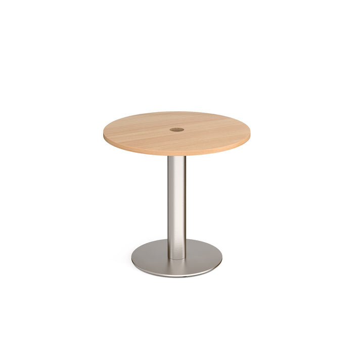 Monza circular power ready dining table