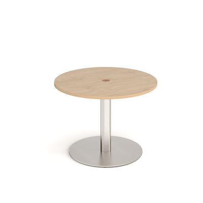 Monza circular power ready dining table - MDC800-CO-BS-KO