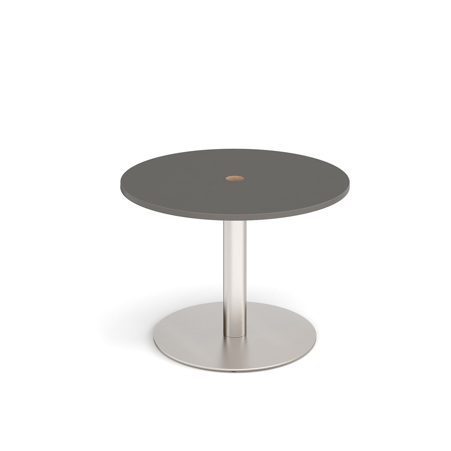 Monza circular power ready dining table - MDC800-CO-BS-OG
