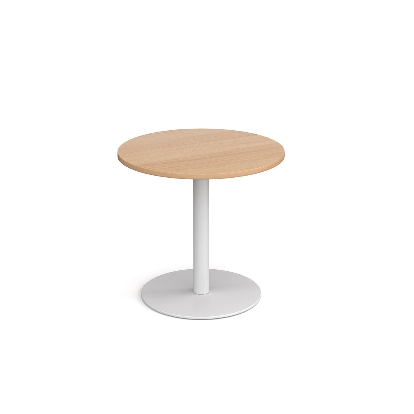 Monza circular dining table with flat round base