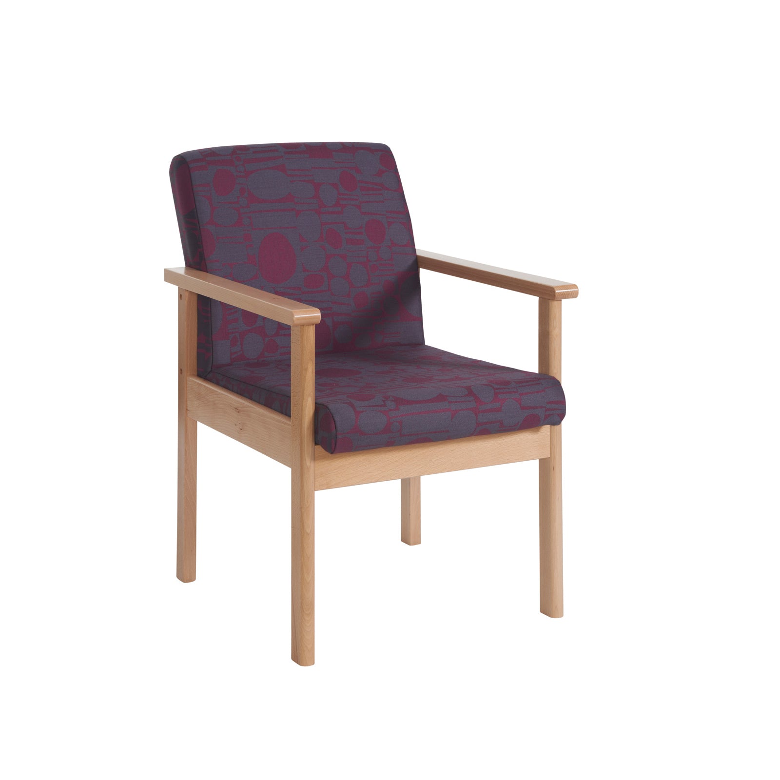 Meavy Wood Frame Arm Chair