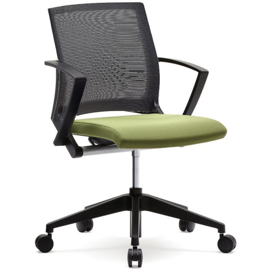 Verco Operator/Task Chair - Cube Medium Back Task Chair & Mesh Back & Arms