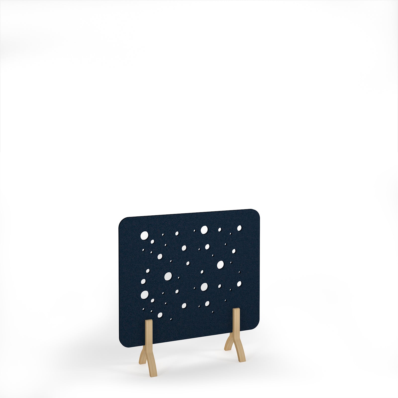 Moon Accoustic Floor Standing Screen Wooden Legs
