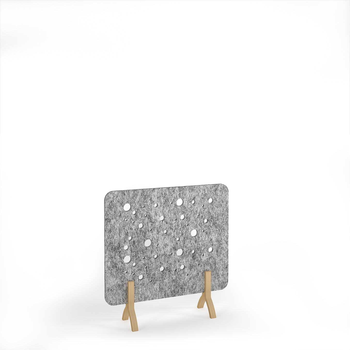 Moon Accoustic Floor Standing Screen Wooden Legs - MFSC1200-WF-DG