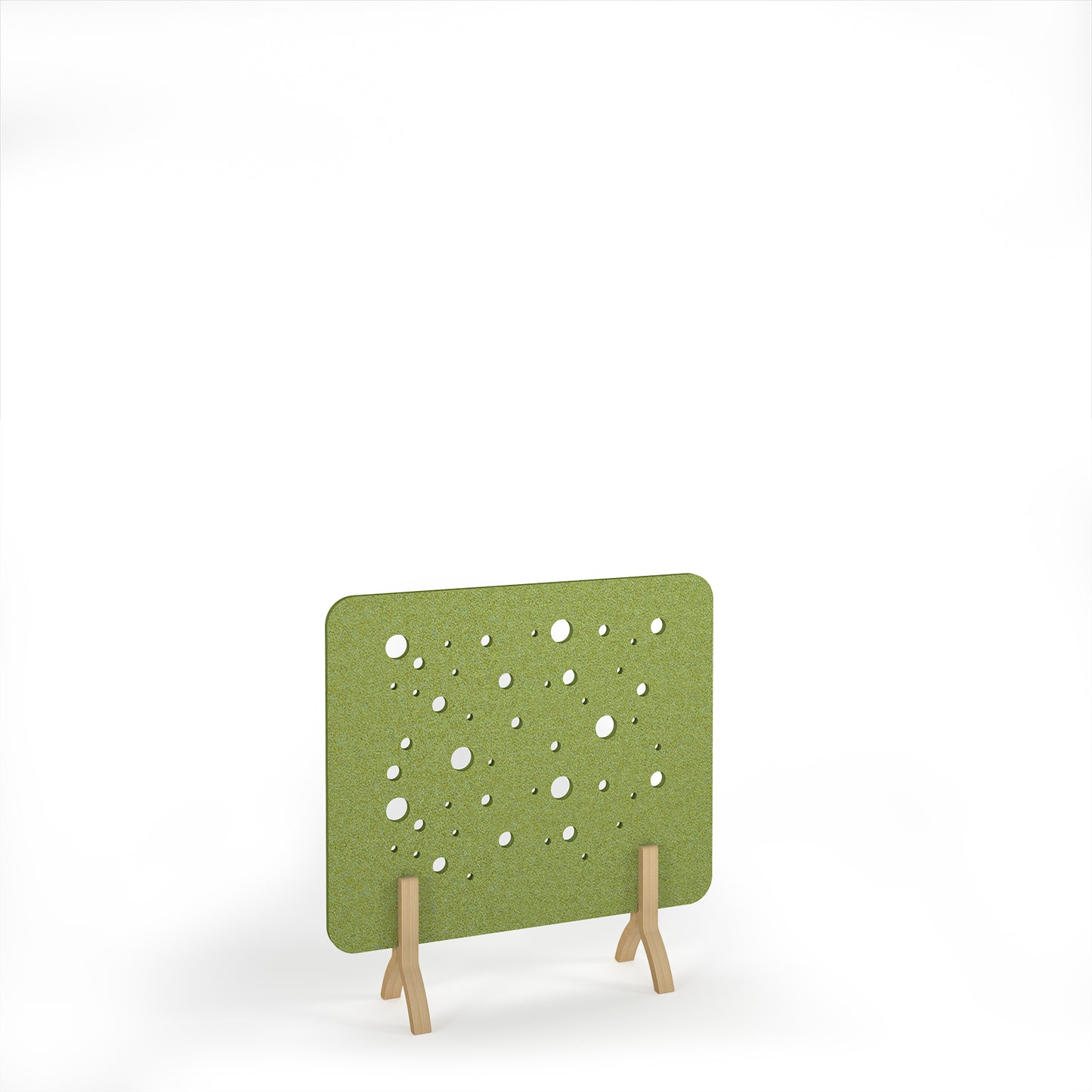Moon Accoustic Floor Standing Screen Wooden Legs - MFSC1200-WF-FG