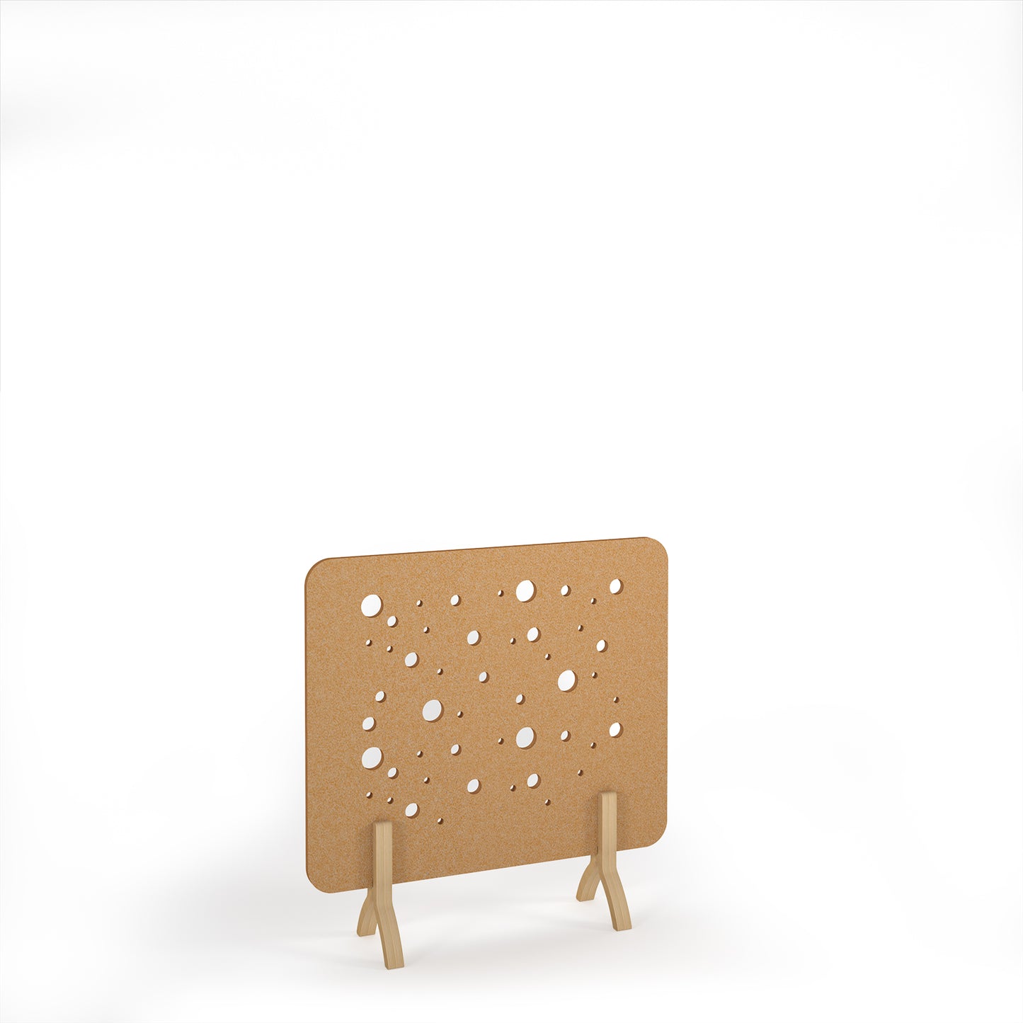 Moon Accoustic Floor Standing Screen Wooden Legs - MFSC1200-WF-LY