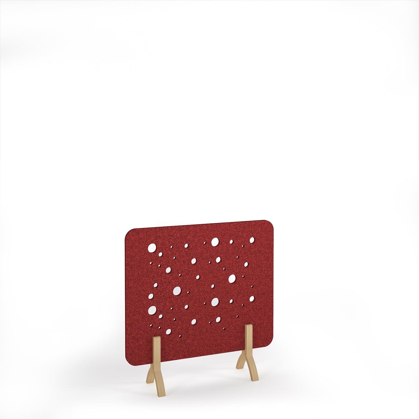 Moon Accoustic Floor Standing Screen Wooden Legs - MFSC1200-WF-PR