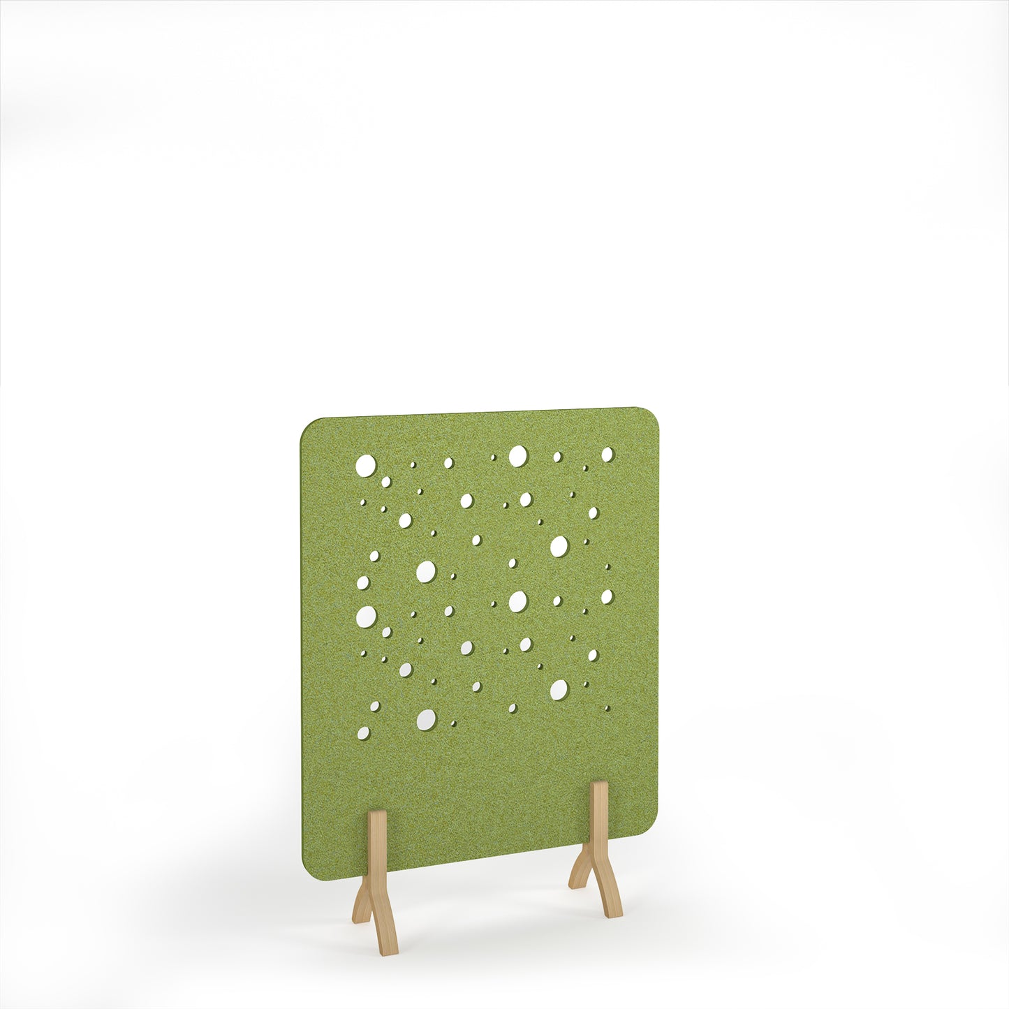 Moon Accoustic Floor Standing Screen Wooden Legs - MFSC1600-WF-FG