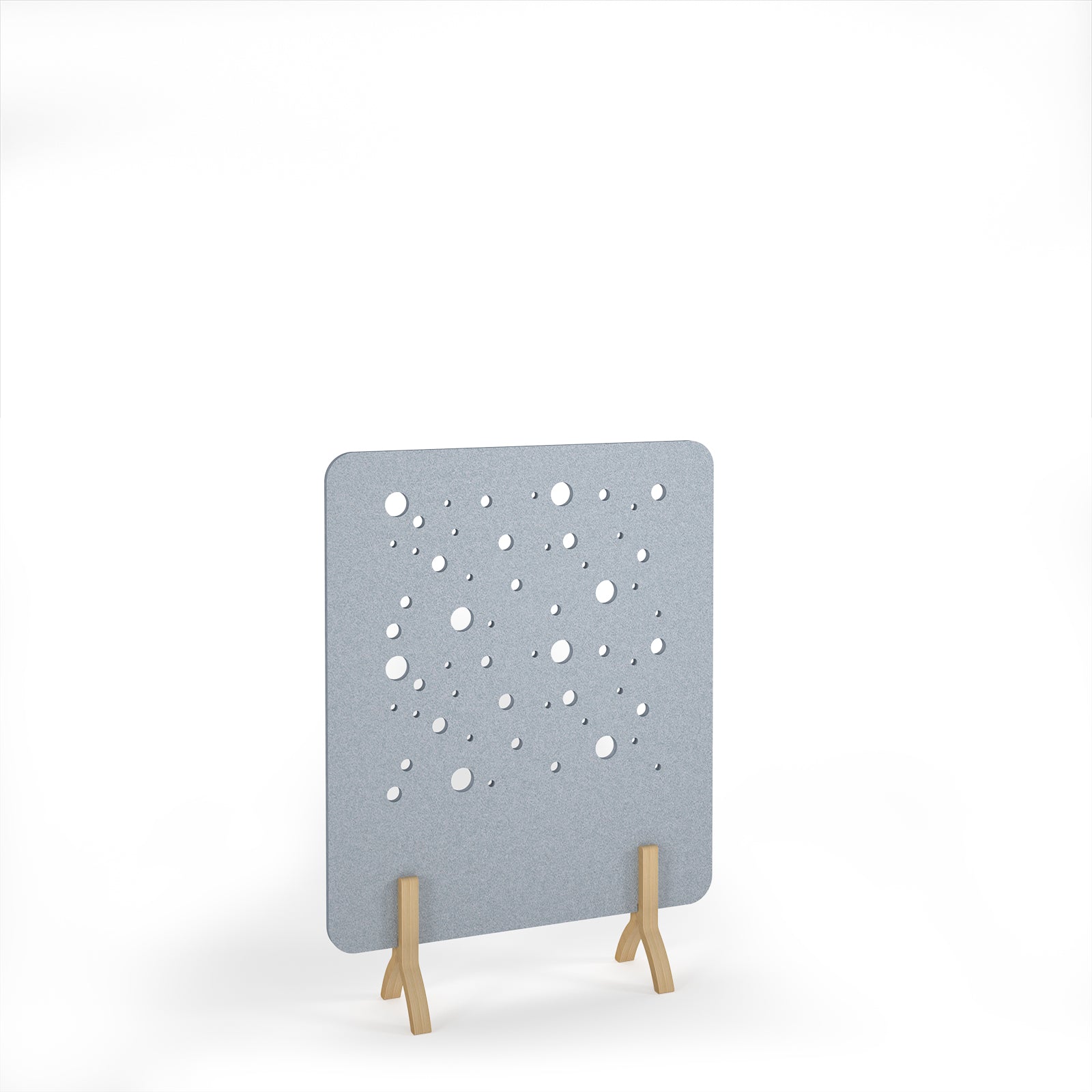 Moon Accoustic Floor Standing Screen Wooden Legs