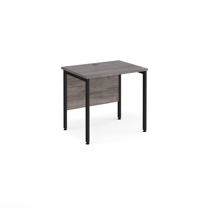 Maestro 25 Straight Office Desk – 600mm Deep H-Frame Workstation Desk – Available in Multiple Sizes & Colours