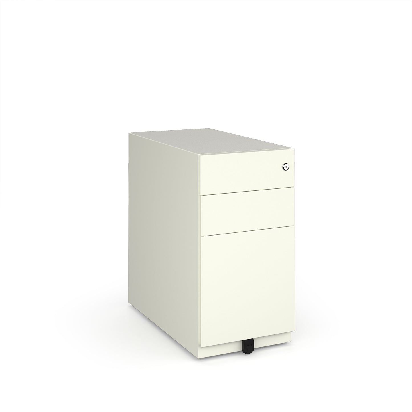 Bisley slimline steel pedestal - MMPN-WH