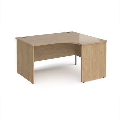 Maestro 25 panel end right hand ergonomic desk - MP14ERKO