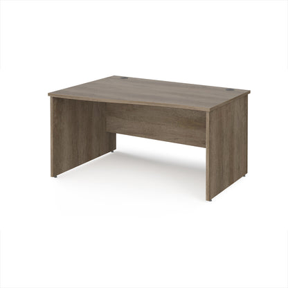Maestro 25 panel end left hand wave desk - MP14WLNO