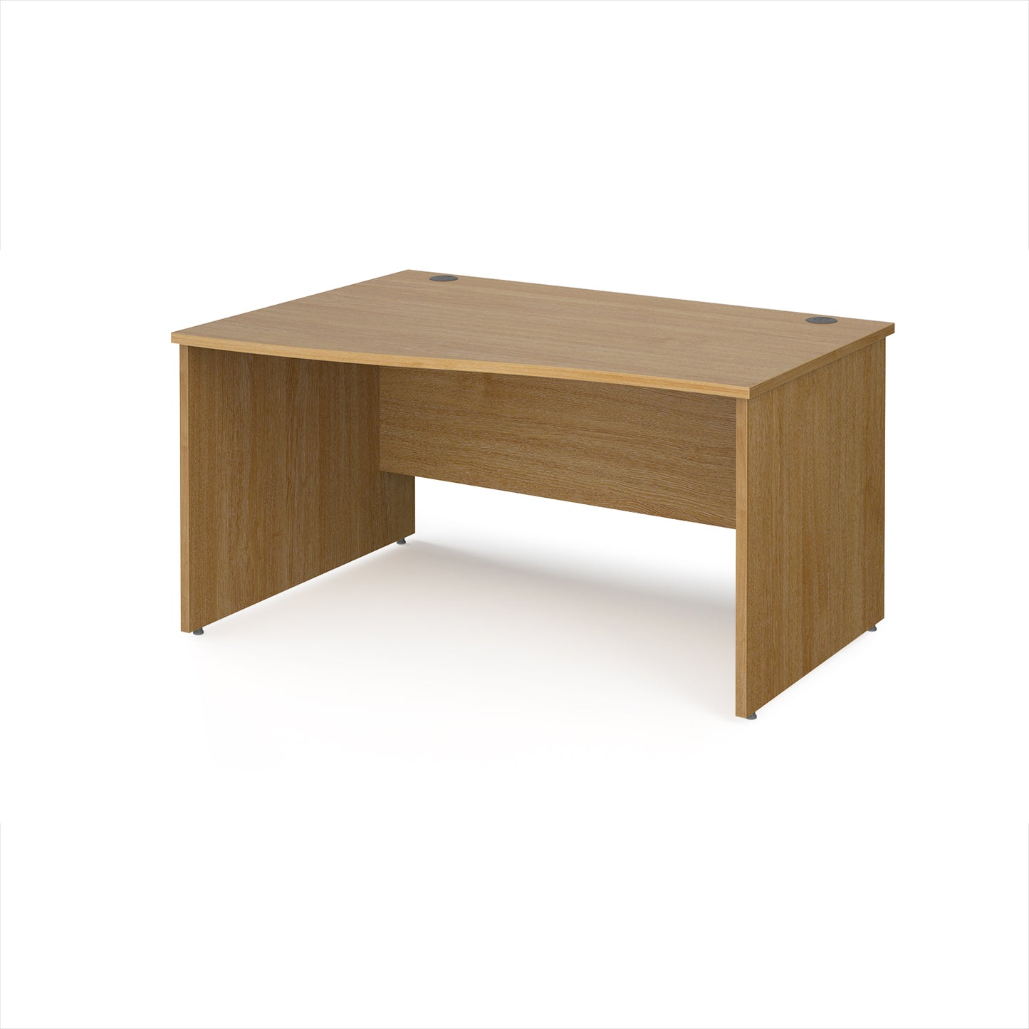 Maestro 25 panel end left hand wave desk - MP14WLO