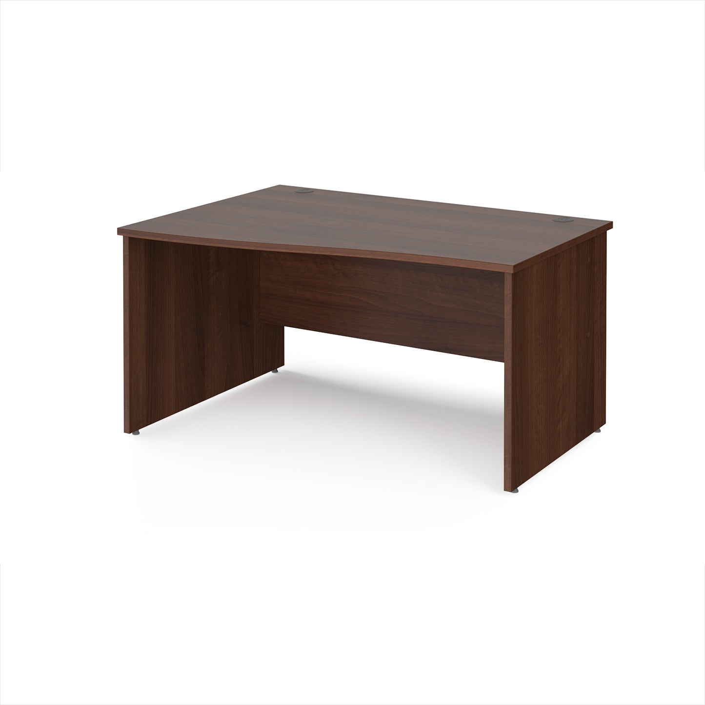 Maestro 25 panel end left hand wave desk - MP14WLW