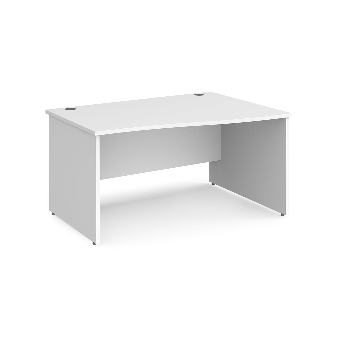 Maestro 25 panel end right hand wave desk - MP14WRWH