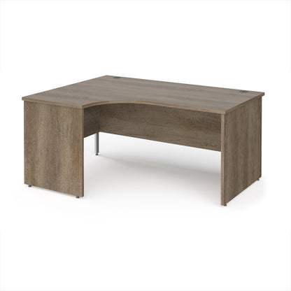 Maestro 25 panel end left hand ergonomic desk - MP16ELNO