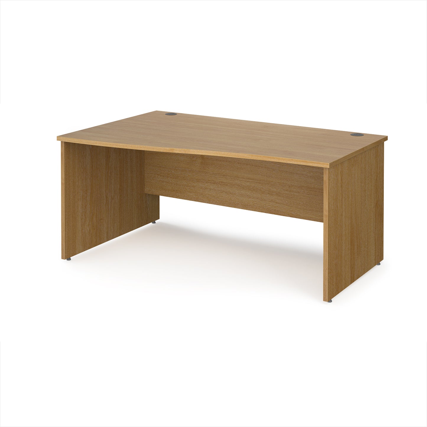 Maestro 25 panel end left hand wave desk - MP16WLO