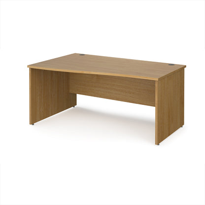 Maestro 25 panel end left hand wave desk - MP16WLO