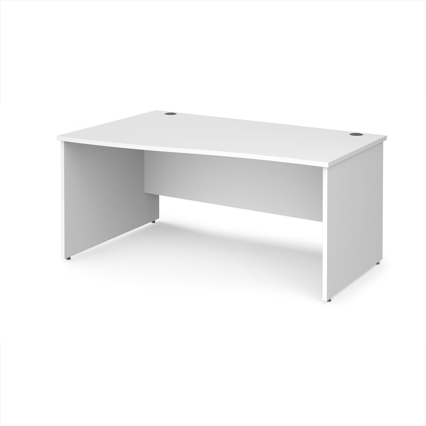 Maestro 25 panel end left hand wave desk - MP16WLWH