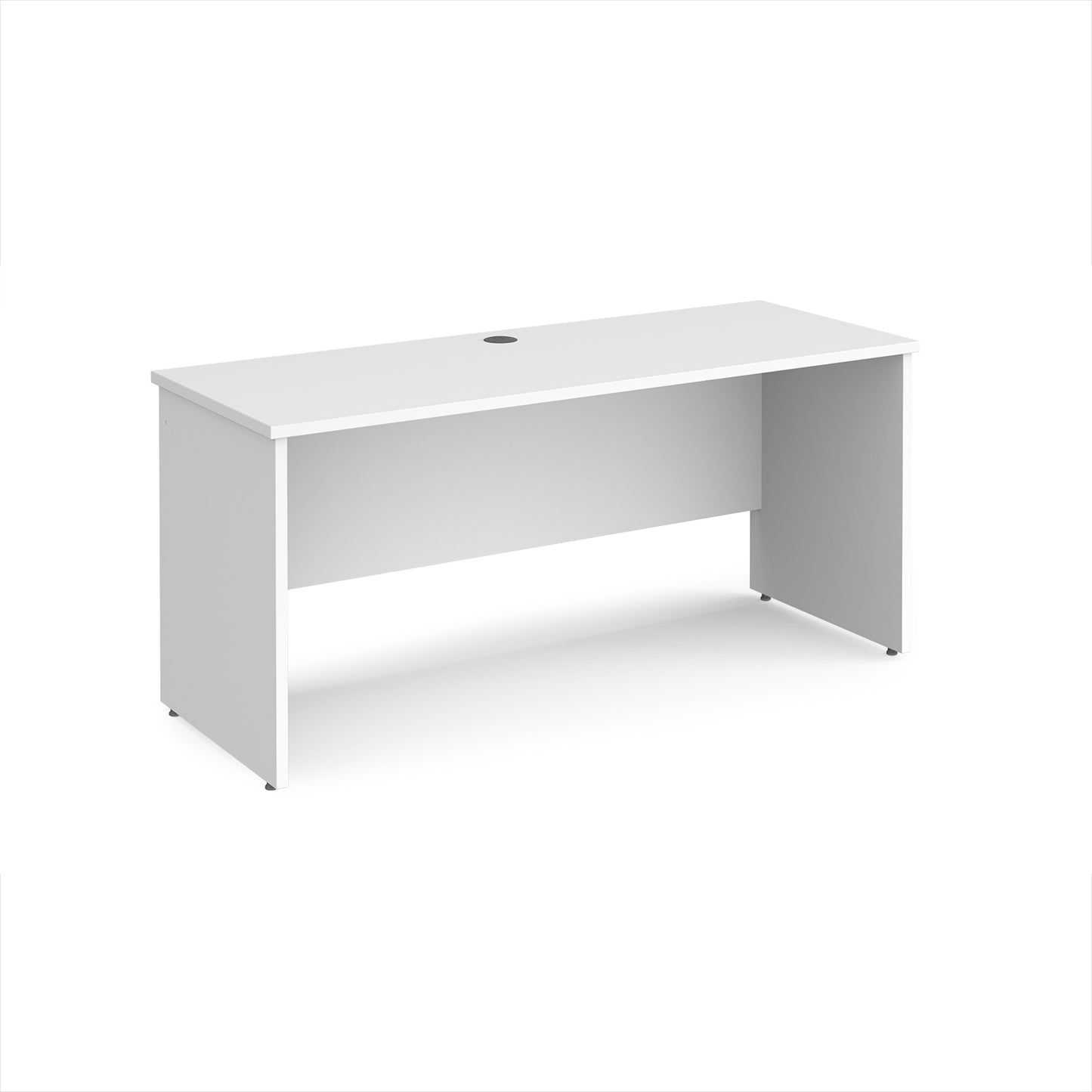 Maestro 25 panel end 600mm deep desk - MP616WH
