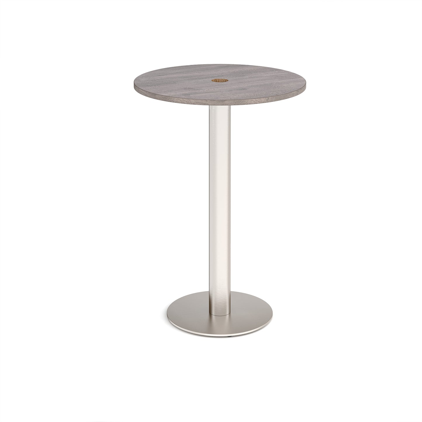 Monza circular power ready poseur table - MPC800-CO-BS-GO