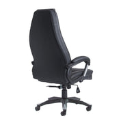 Noble High Back Manager’s Office Chair – Black Faux Leather