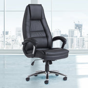 Noble High Back Manager’s Office Chair – Black Faux Leather
