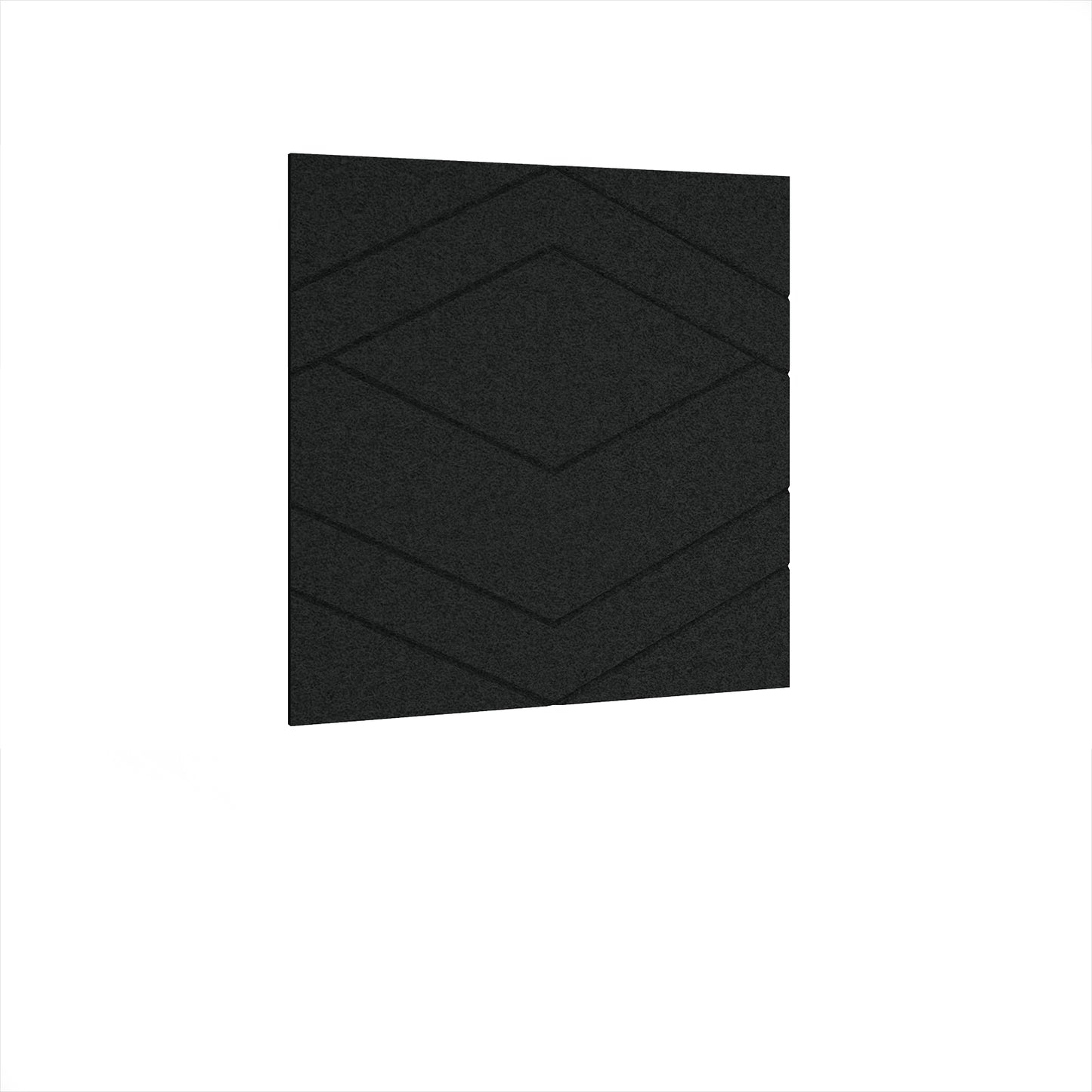 Oblique Acoustic Ceiling-Wall Tiles 590w - OCWT590-BK