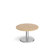 Pisa circular coffee table with round base