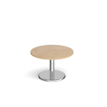 Pisa circular coffee table with round base - PCC800-KO