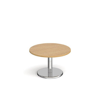 Pisa circular coffee table with round base - PCC800-O
