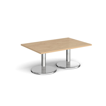 Pisa rectangular coffee table with round bases - PCR1200-KO