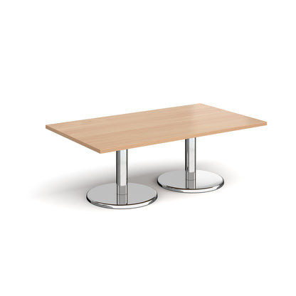 Pisa rectangular coffee table with round bases - PCR1400-B