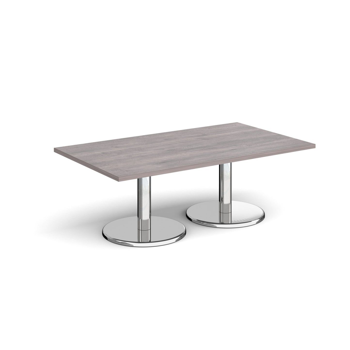 Pisa rectangular coffee table with round bases