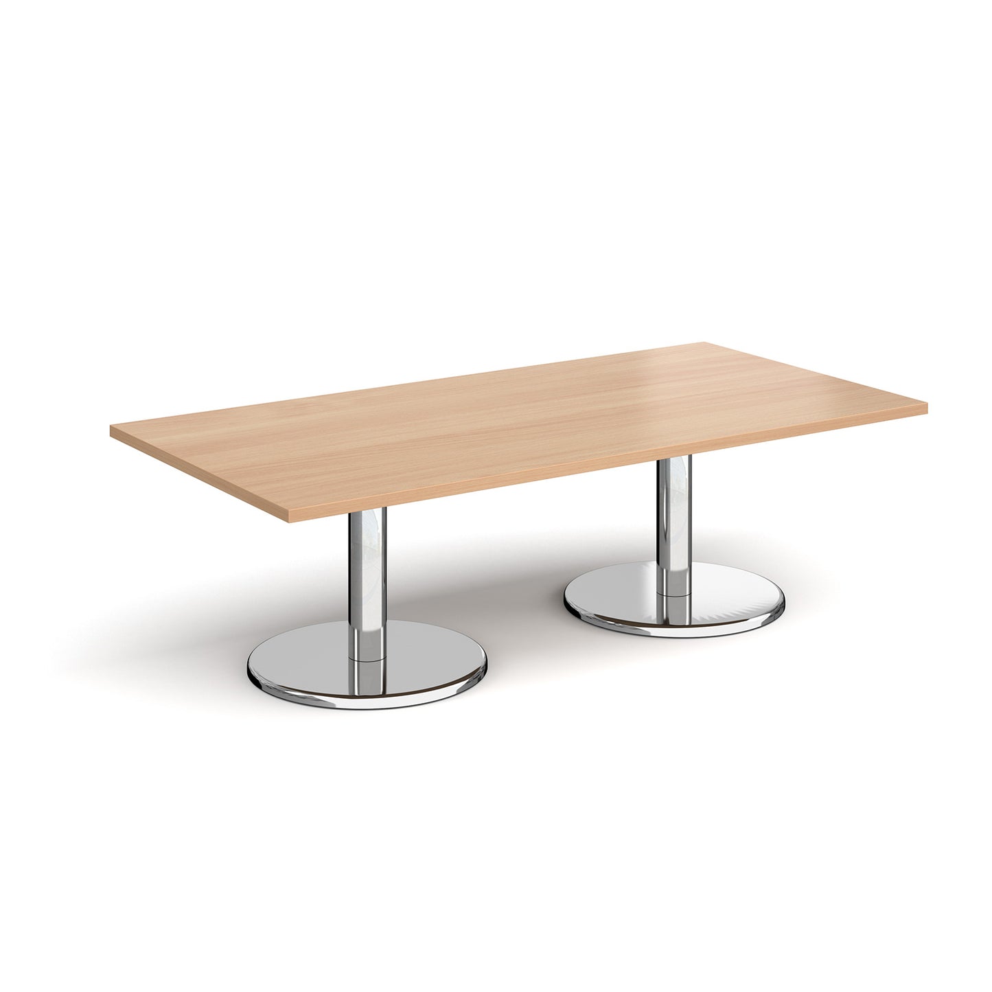 Pisa rectangular coffee table with round bases - PCR1600-B