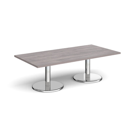 Pisa rectangular coffee table with round bases - PCR1600-GO