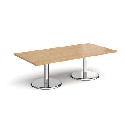 Pisa rectangular coffee table with round bases - PCR1600-O