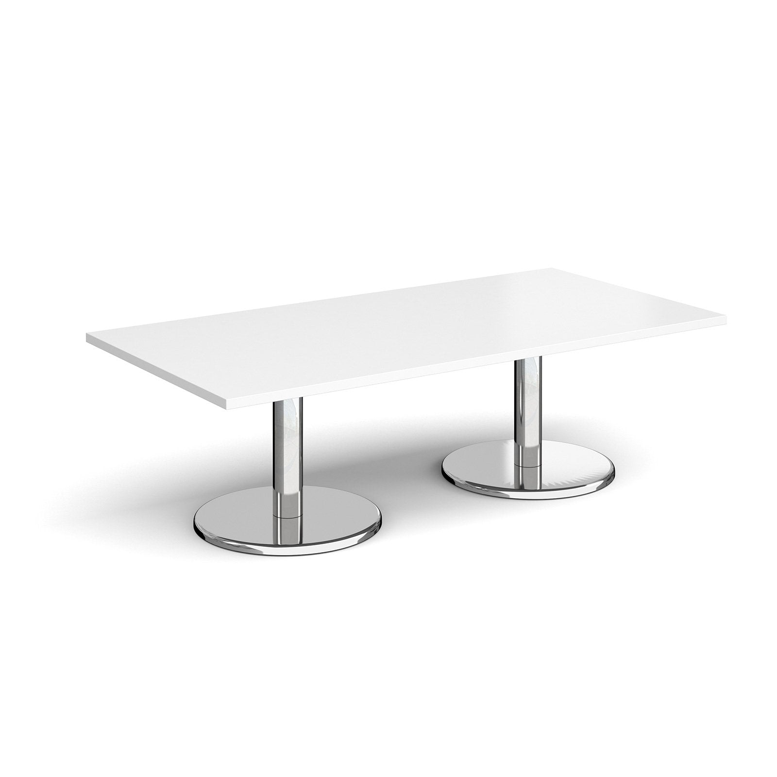 Pisa rectangular coffee table with round bases