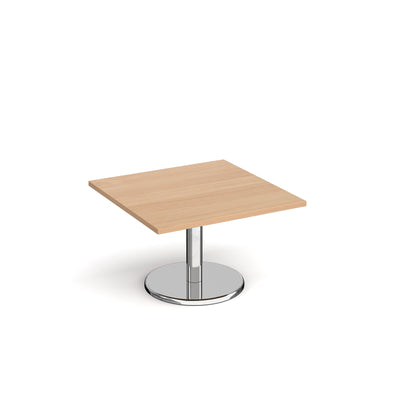 Pisa square coffee table with round base - PCS800-B
