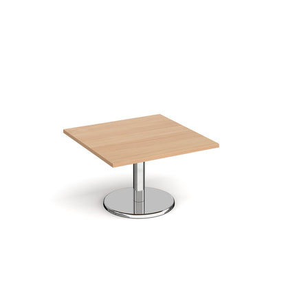 Pisa square coffee table with round base - PCS800-B