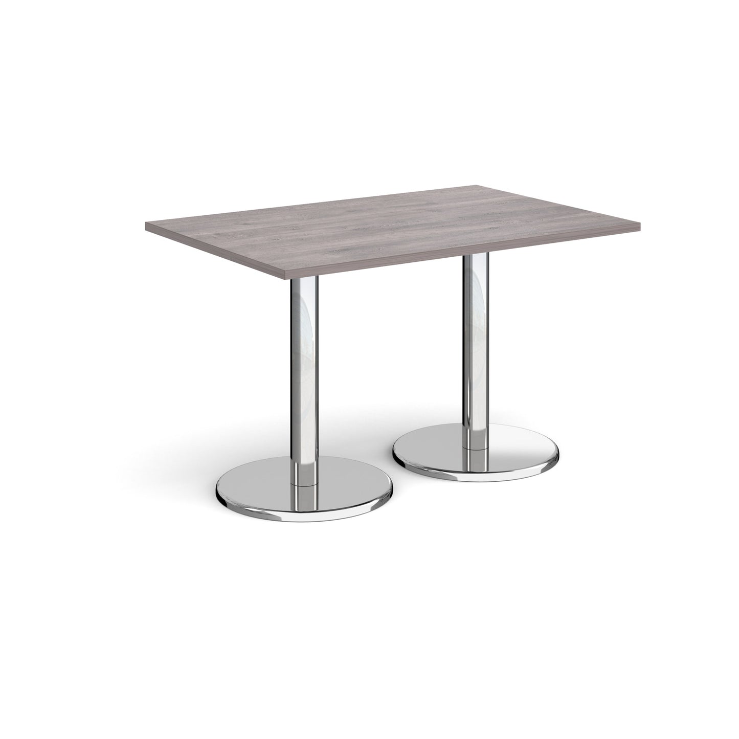 Pisa rectangular dining table with round bases - PDR1200-GO