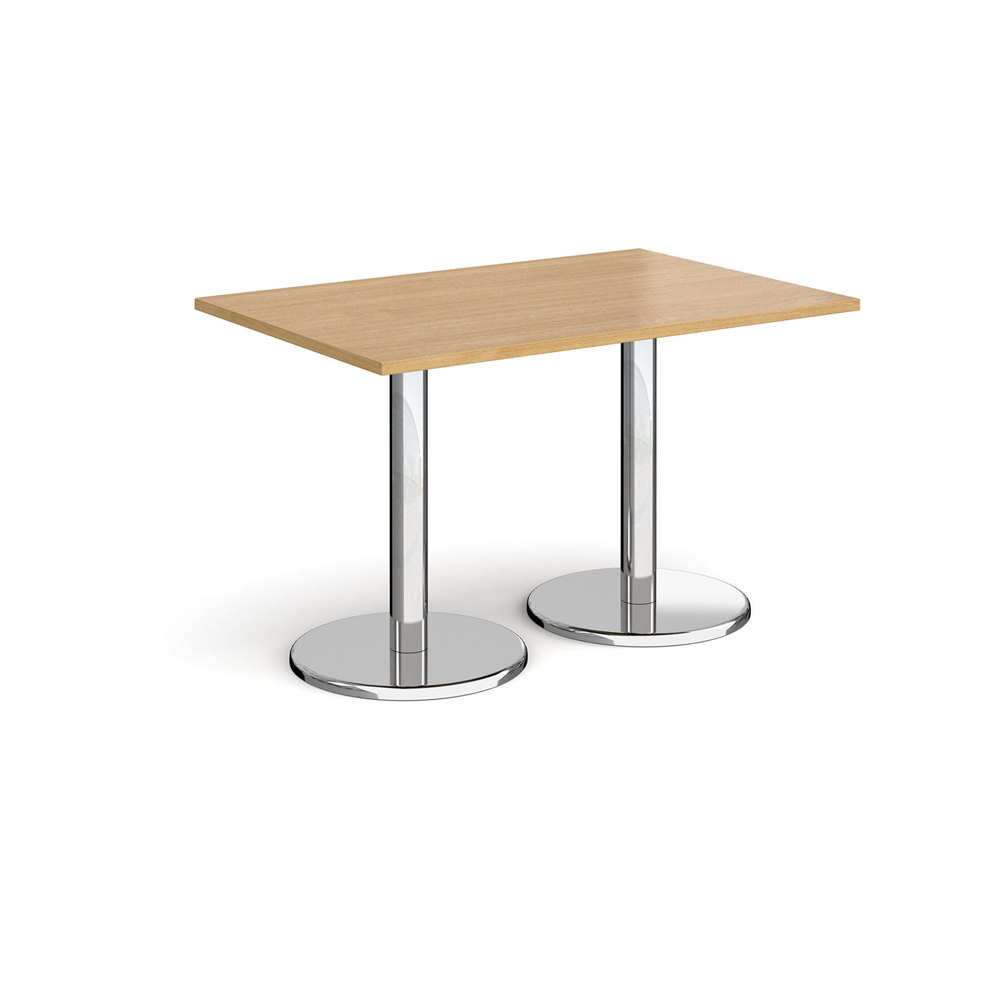 Pisa rectangular dining table with round bases - PDR1200-O
