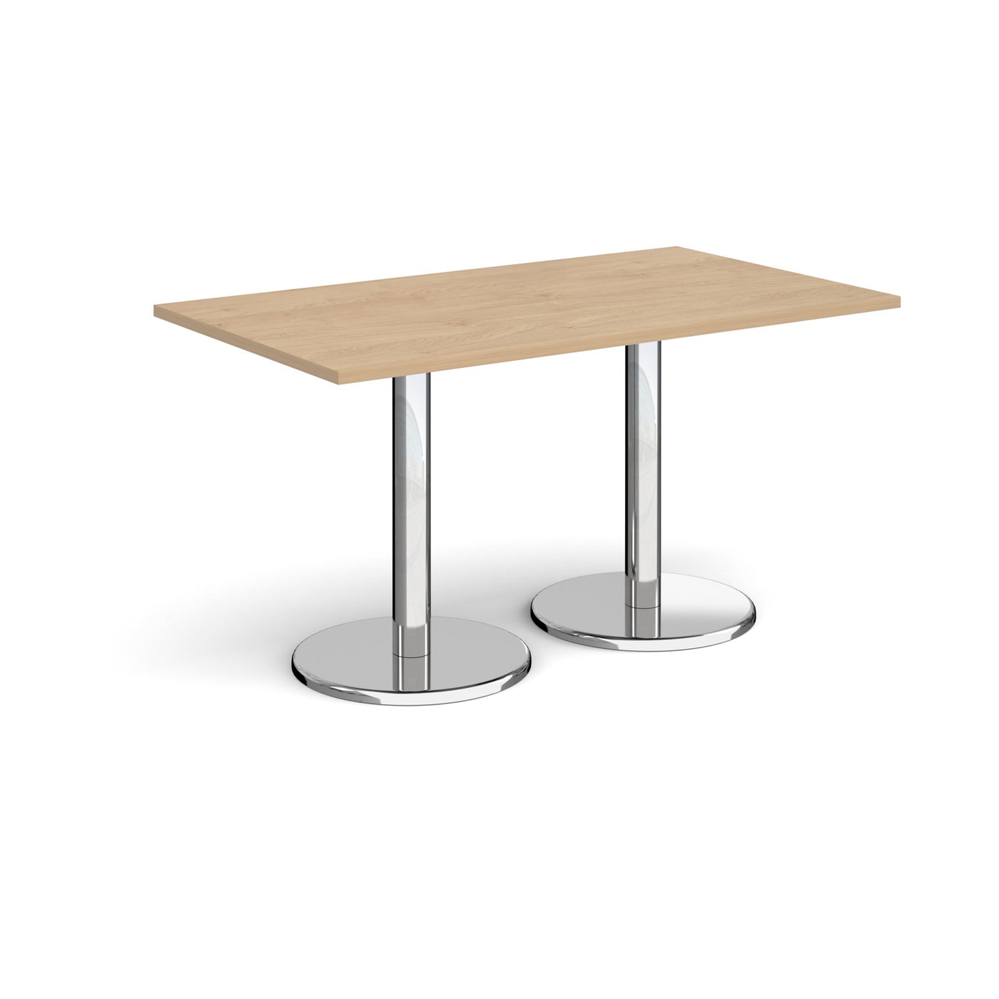 Pisa rectangular dining table with round bases - PDR1400-KO