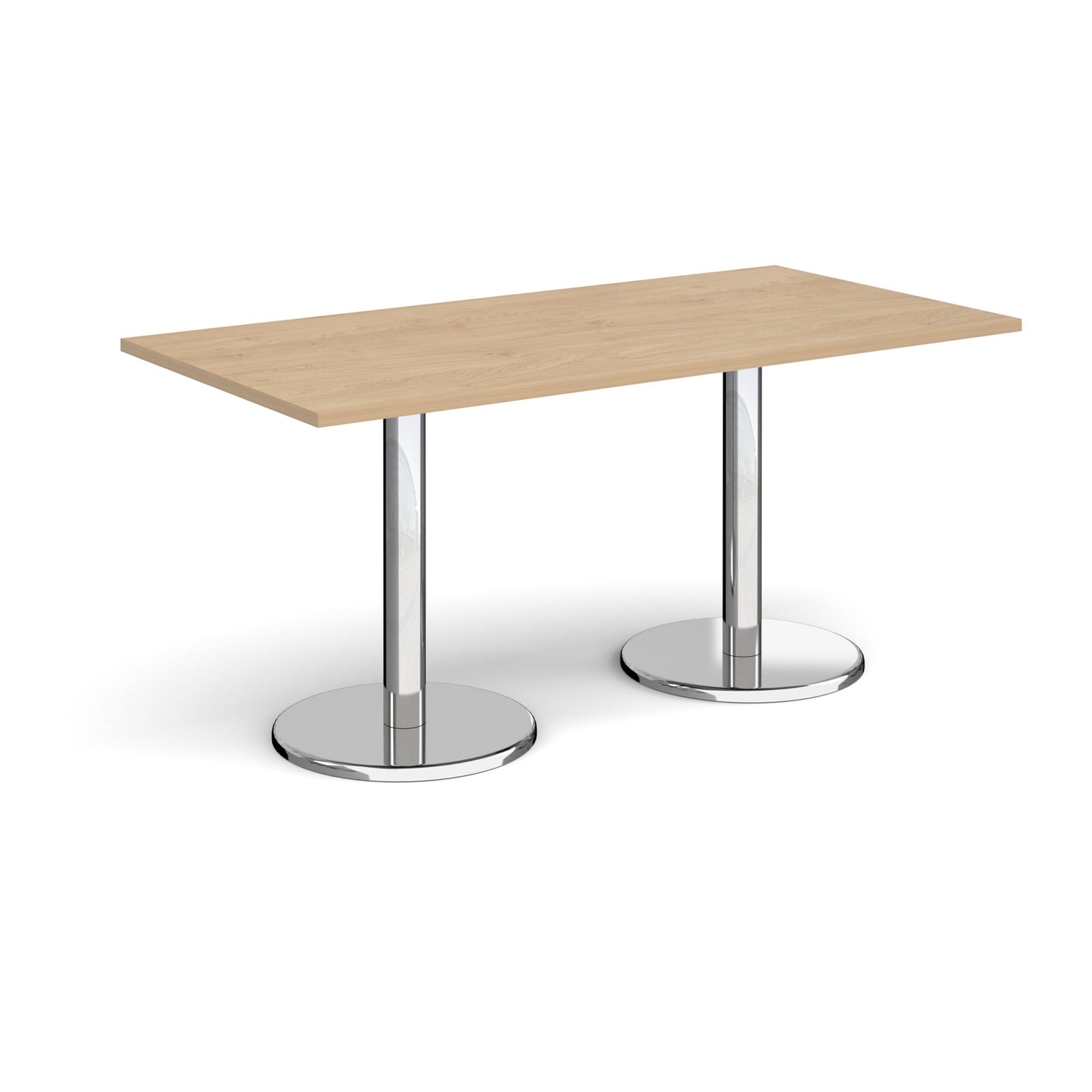 Pisa rectangular dining table with round bases - PDR1600-KO